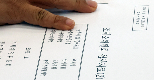 지난 20일 국회 기획재정위원회 조세소위원회에 심의 자료가 놓여 있다. 연합뉴스.